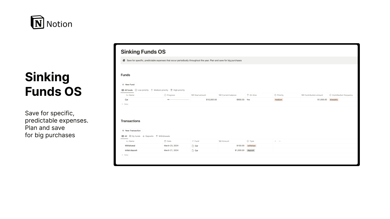 Sinking Funds OS - image 1