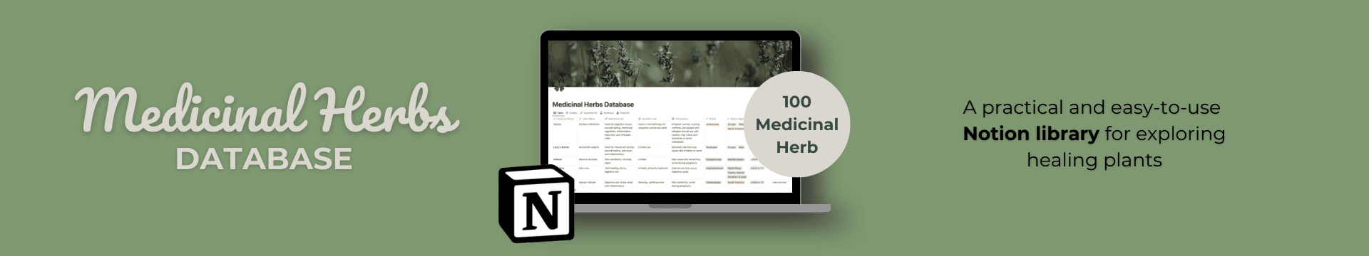 Medicinal Herbs Database - Notion - image 1