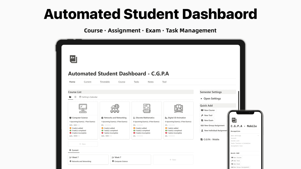 Automated Student Dashboard - C.G.P.A. - image 2