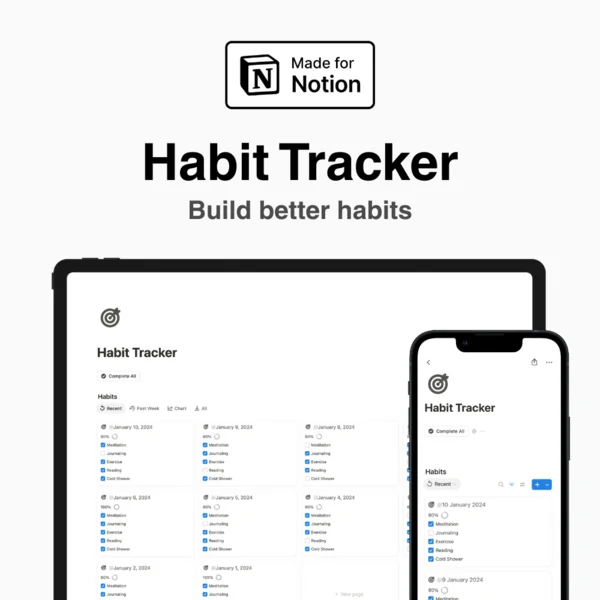 Notion Habit Tracker
