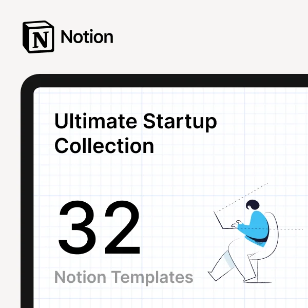 Ultimate Startup Collection – 32 Notion Templates