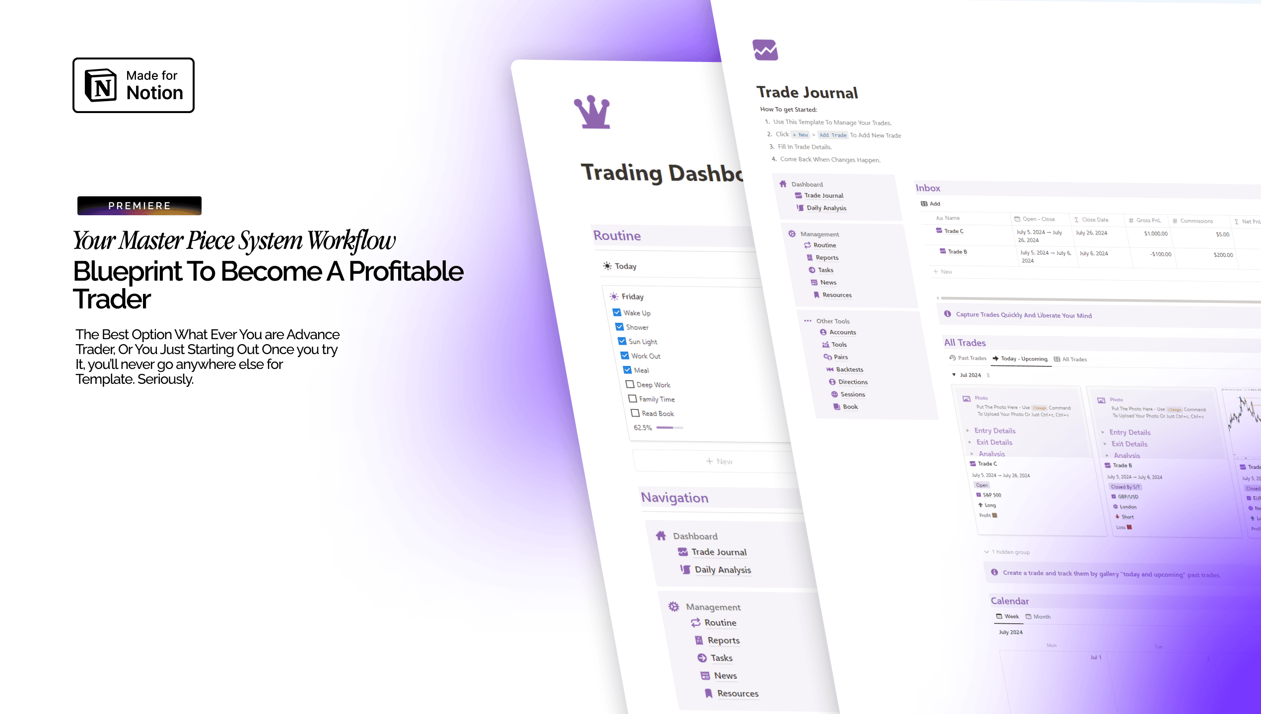 Trading Journal - Notion Template - image 2