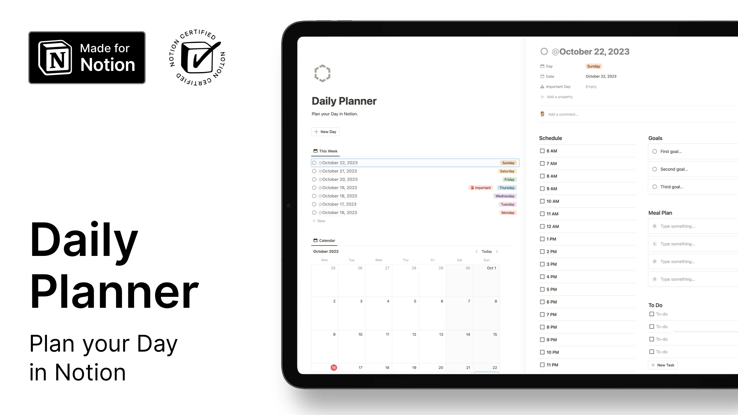 Notion Daily Planner for Free - image 1