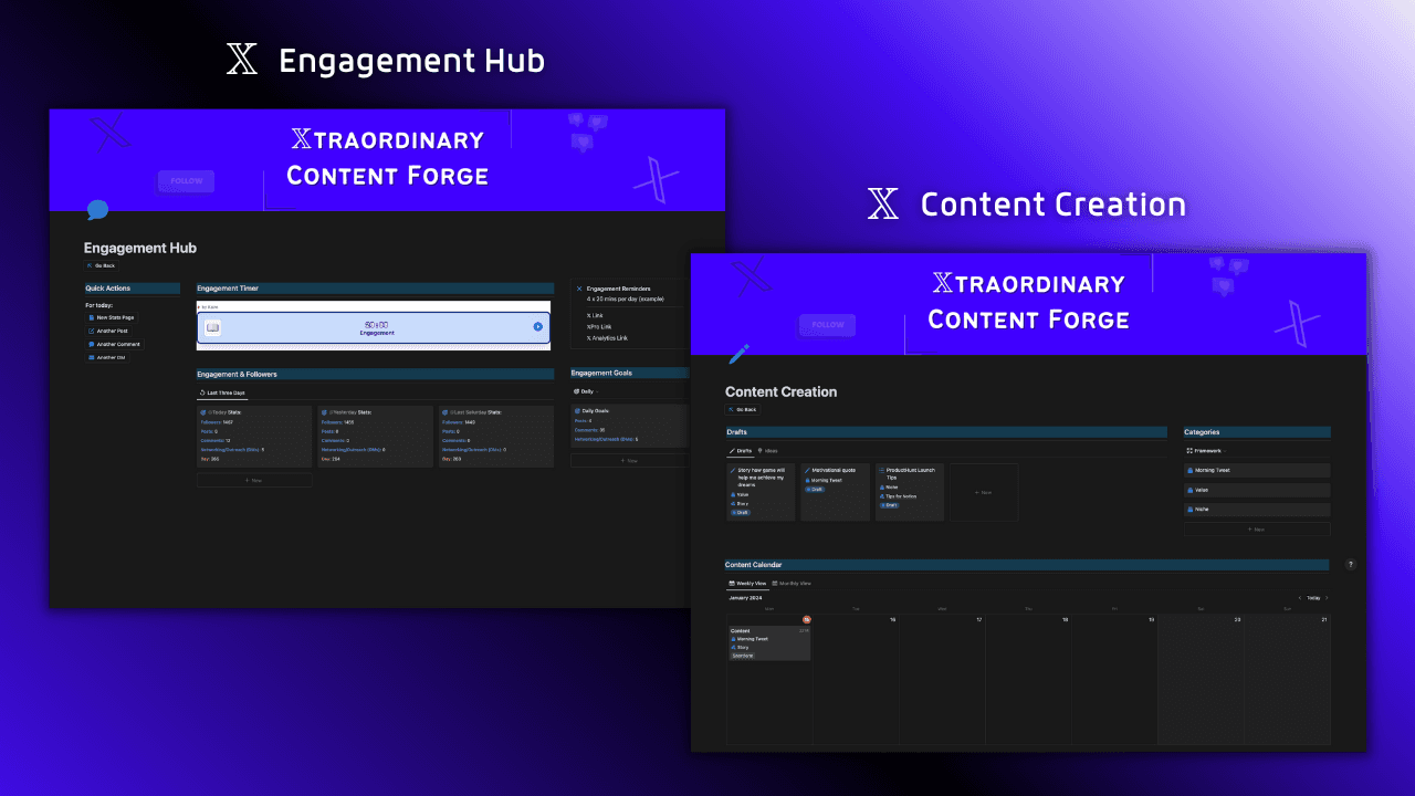 𝕏traordinary Content Forge (Twitter Content Planner) - image 4