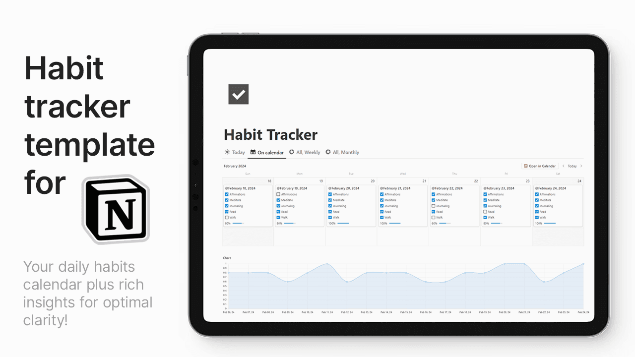 Habit Tracker Notion Template - image 1