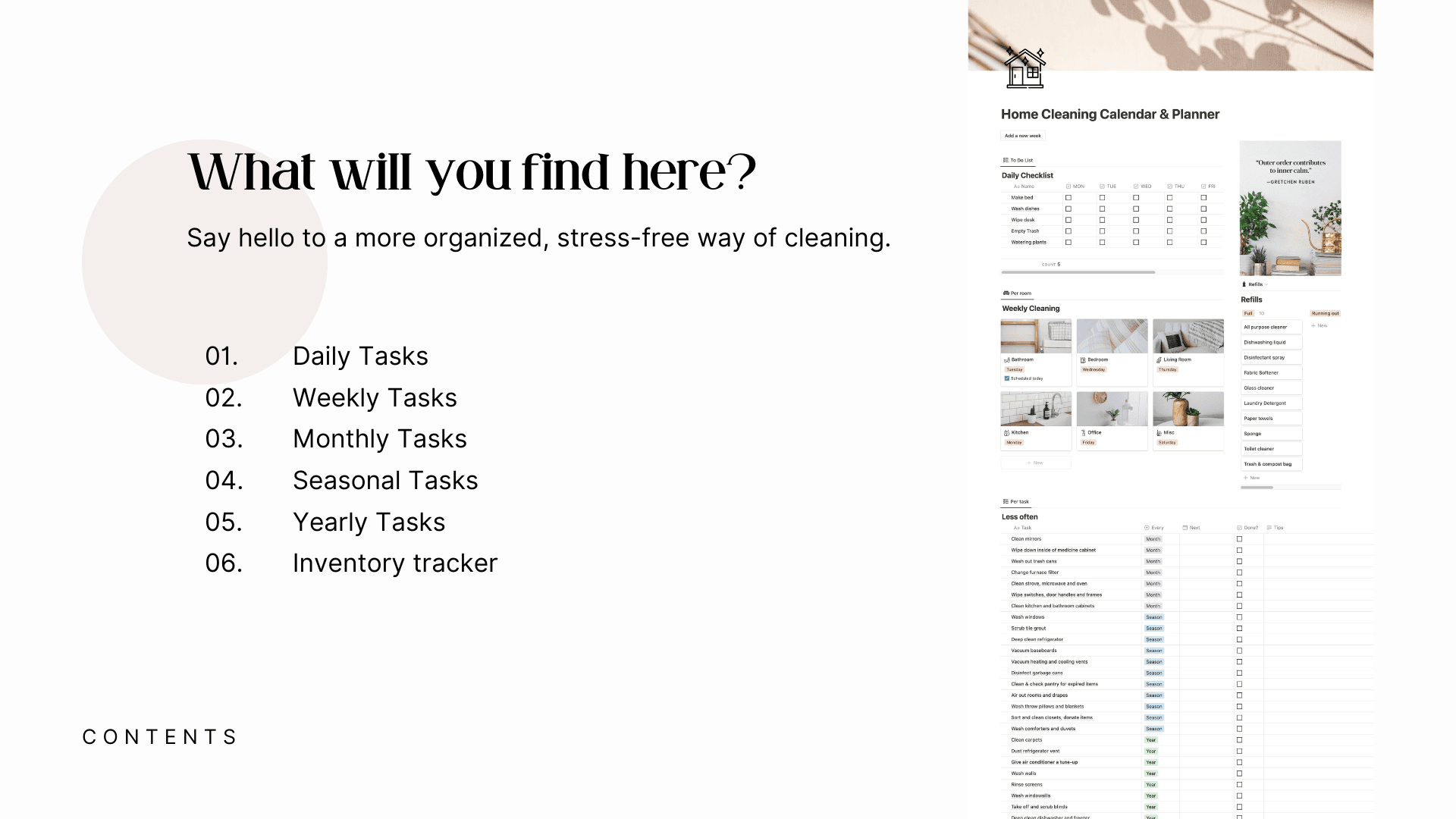 Home Cleaning Calendar & Planner 🫧 - image 2