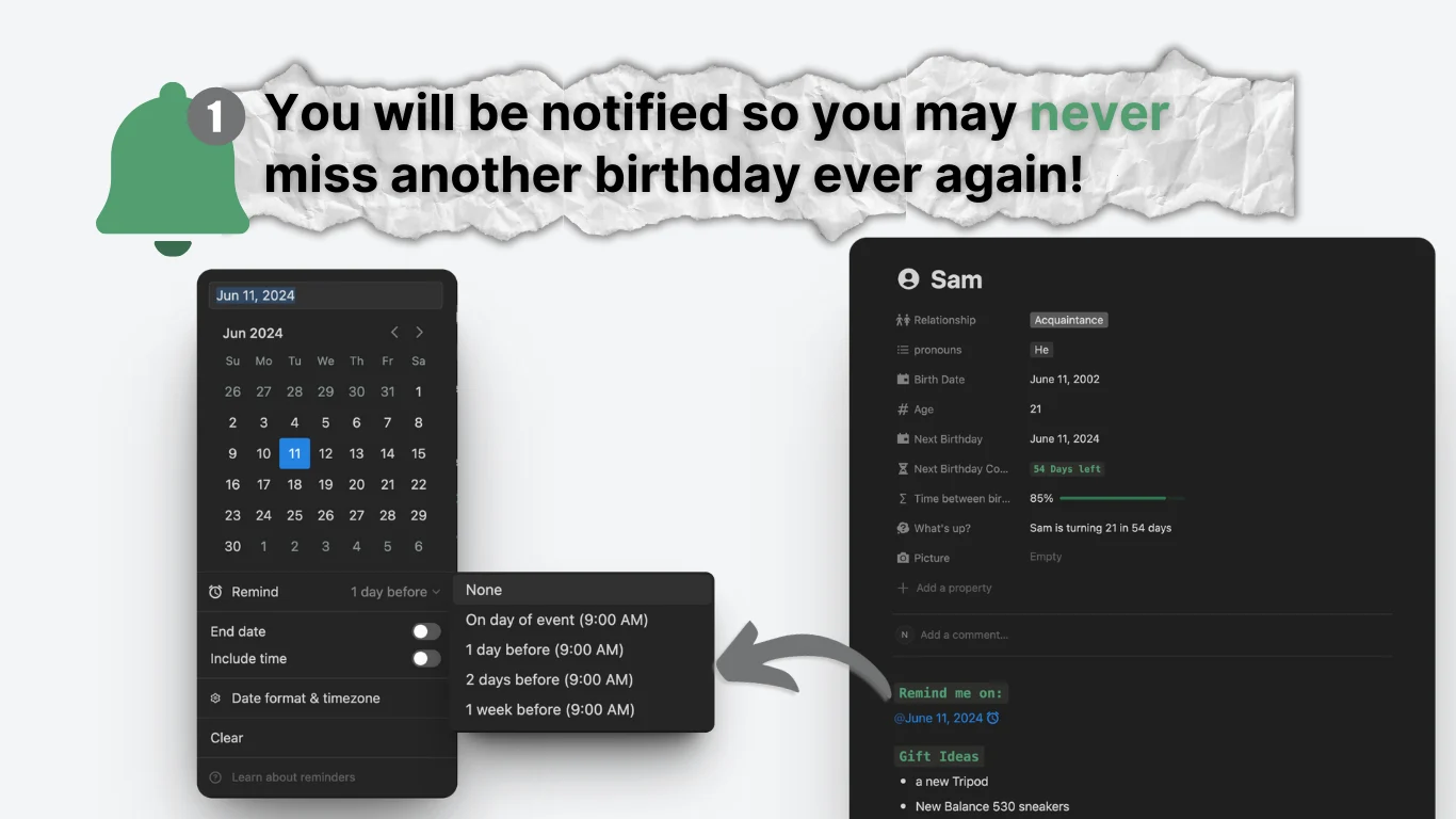 Notion Birthday Tracker - image 6