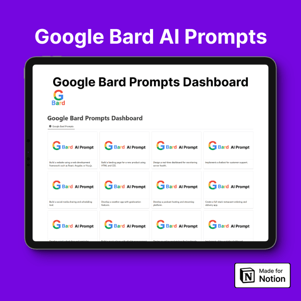 Google Bard AI Prompts