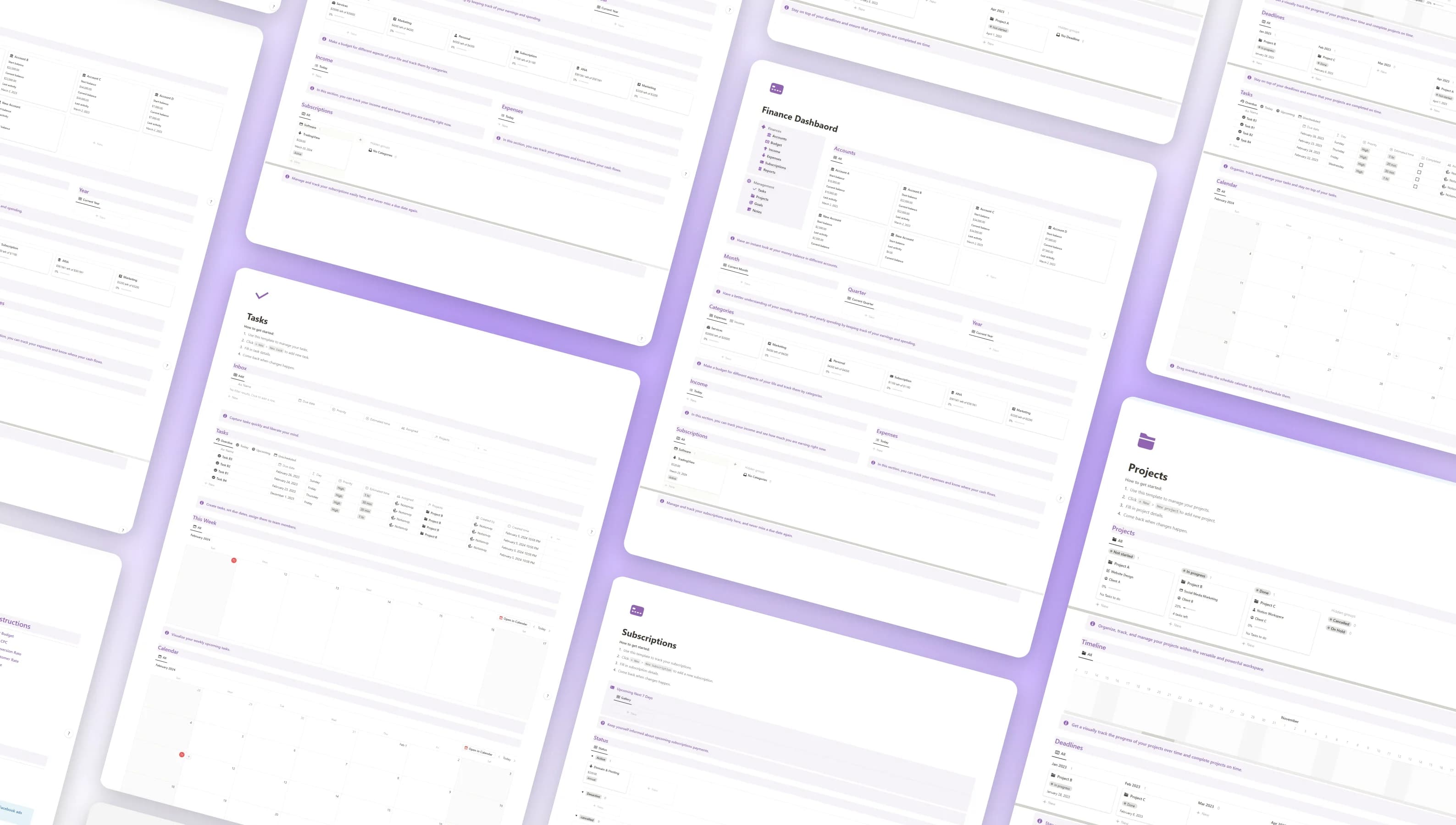 Finance Dashboard - Notion Template - image 2