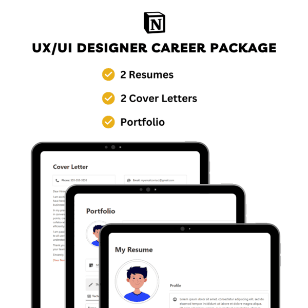 UX/UI Designer Career Pack