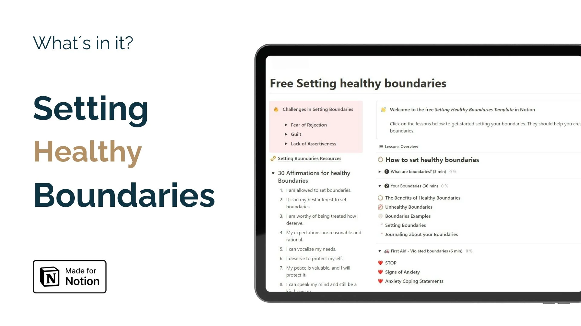 Setting Boundaries Template - image 3