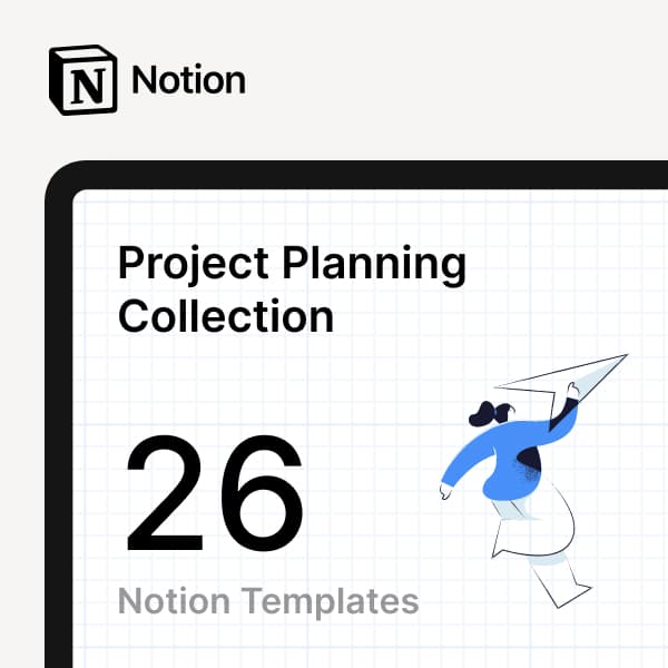 Project Planning Collection – 26 Notion Templates