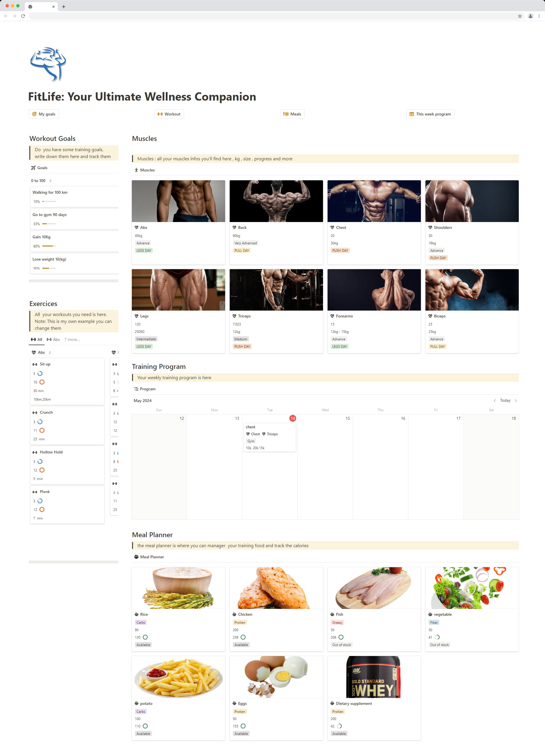 FitLife: Your Ultimate Wellness Companion
