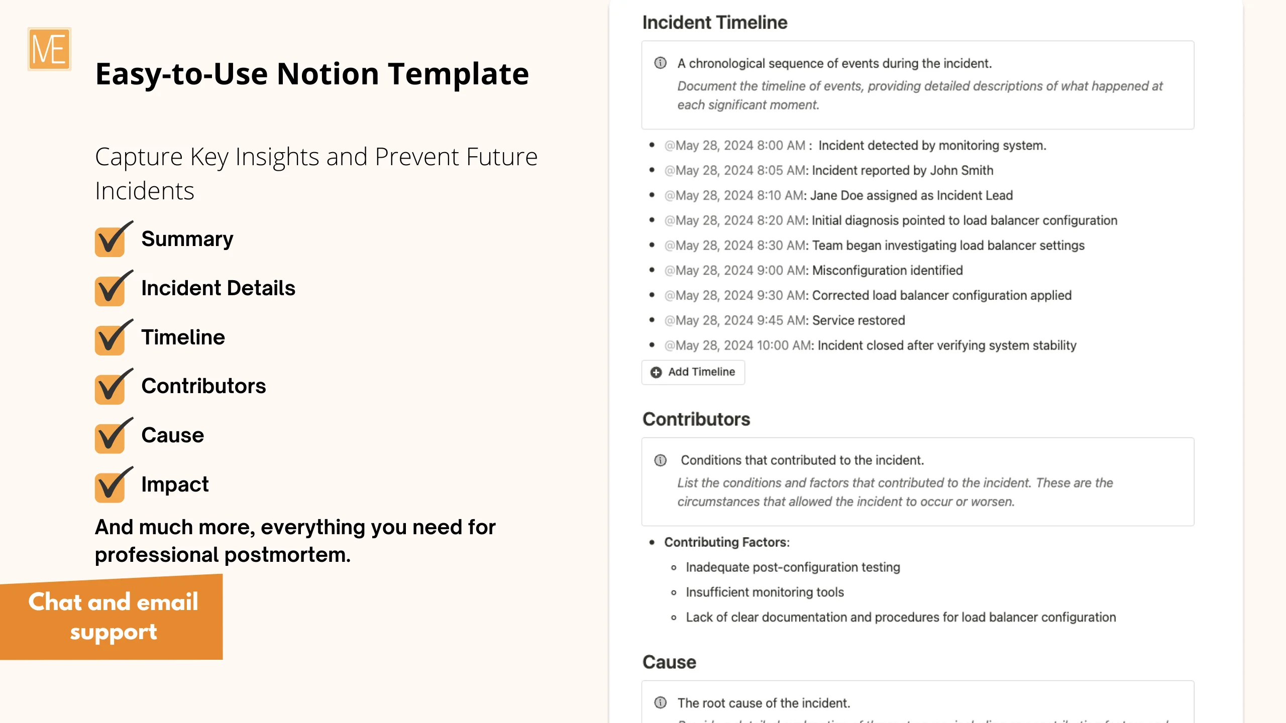 Postmortem a Notion Template - image 2