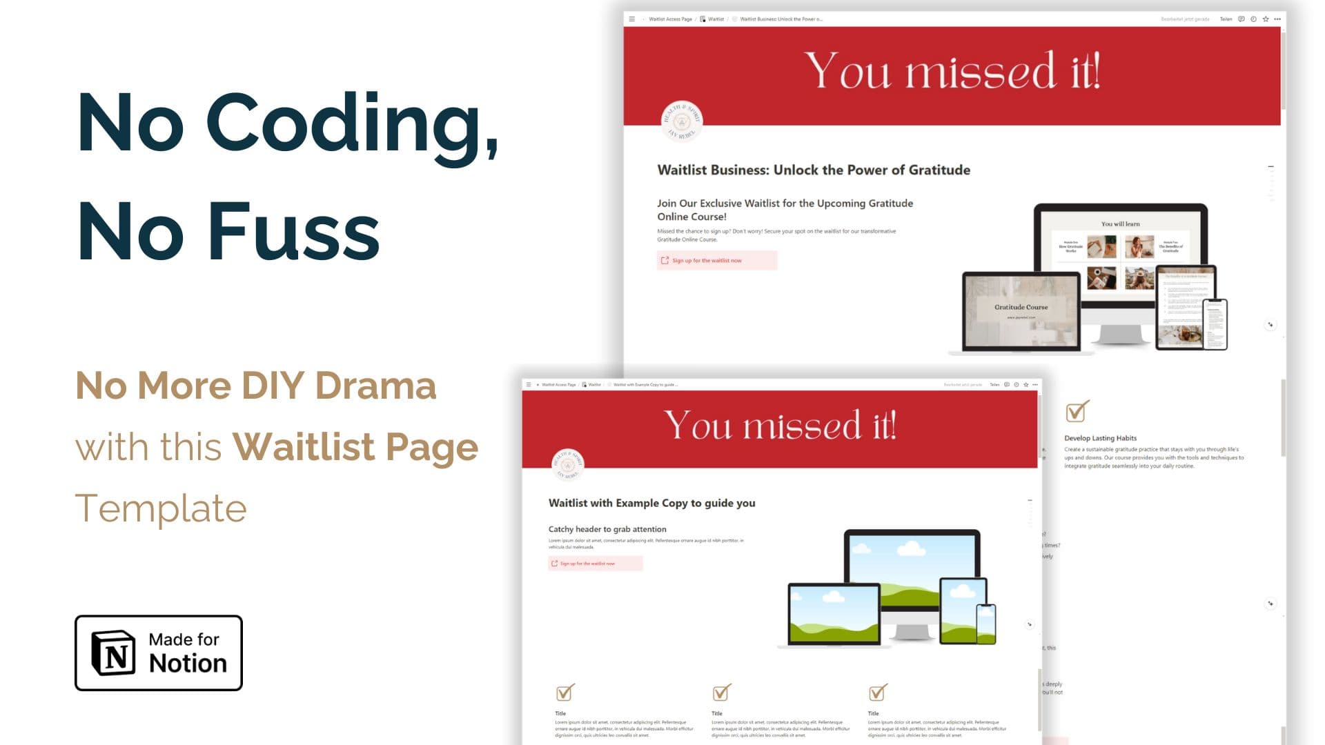 Notion Waitlist Template - image 2