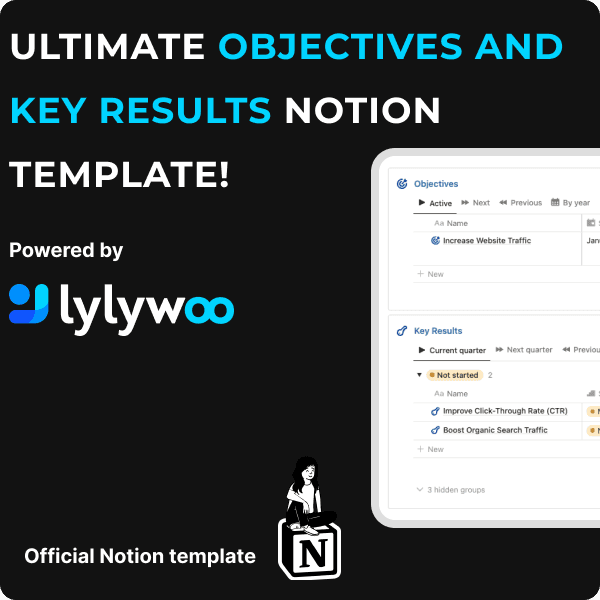 Notion Template Business Objectives and Key Results