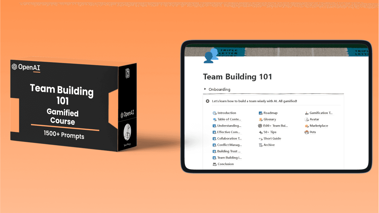 Team Building 101 - Gamified ChatGPT Course - image 1