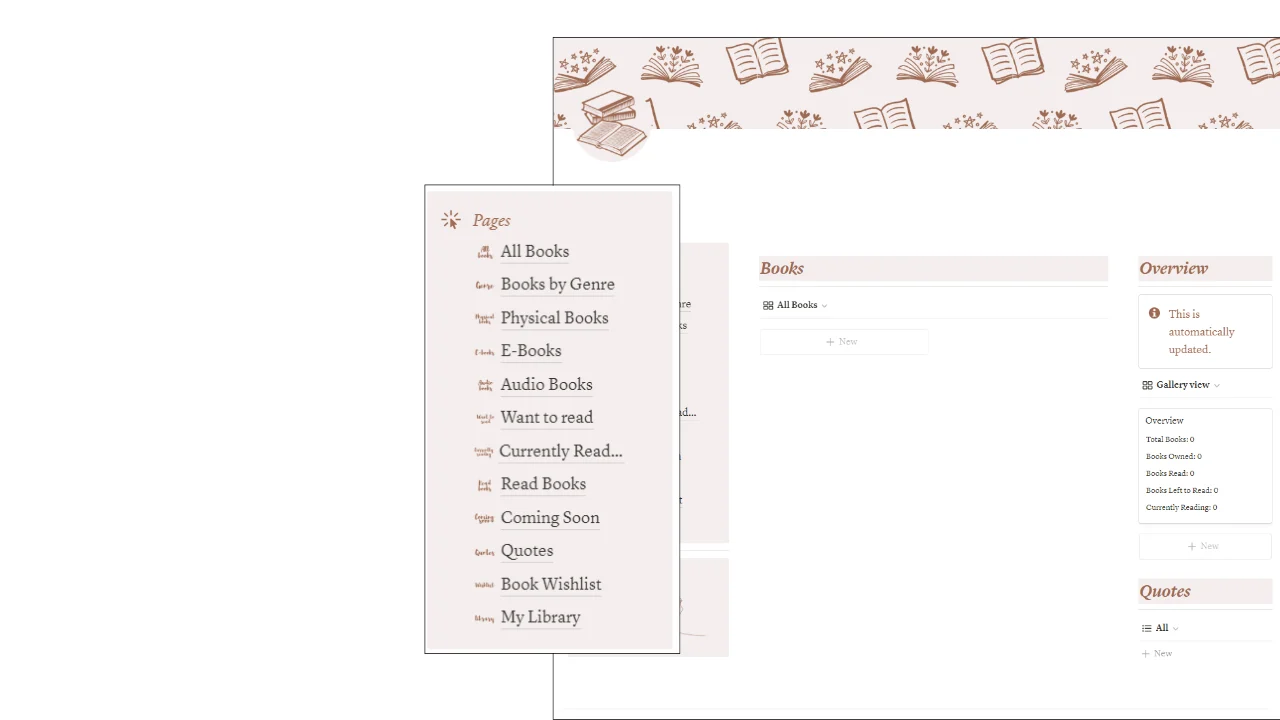 Notion Book Log Template - image 2