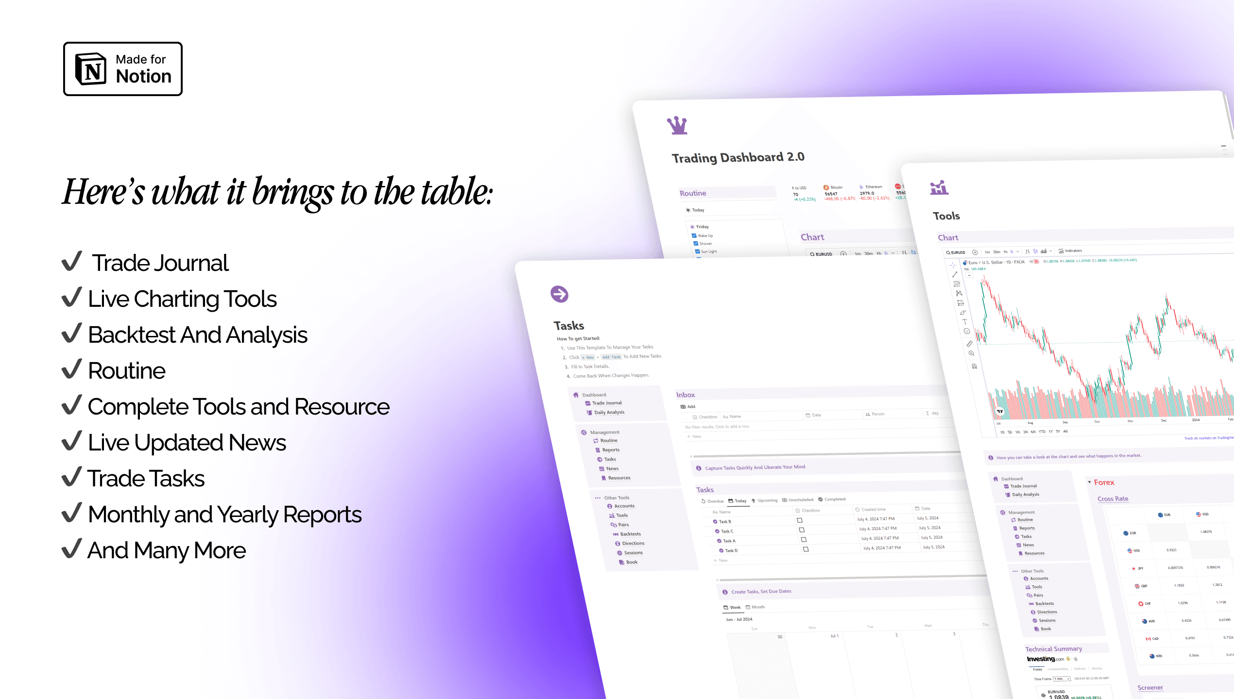 Trading Journal - Notion Template - image 3