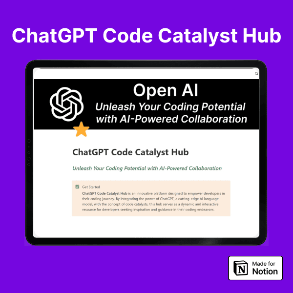 ChatGPT Code Catalyst Hub