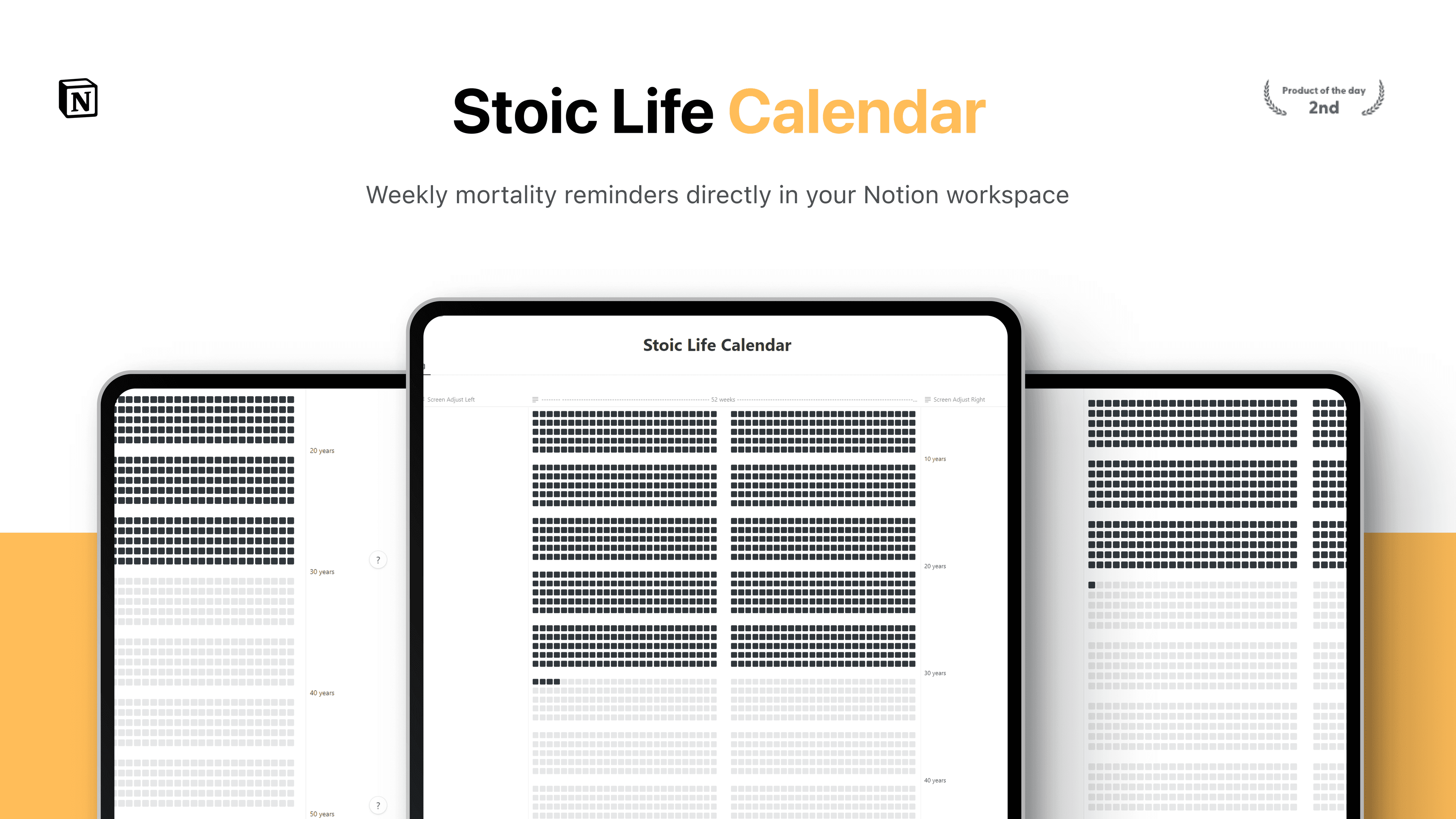 Stoic Life Calendar