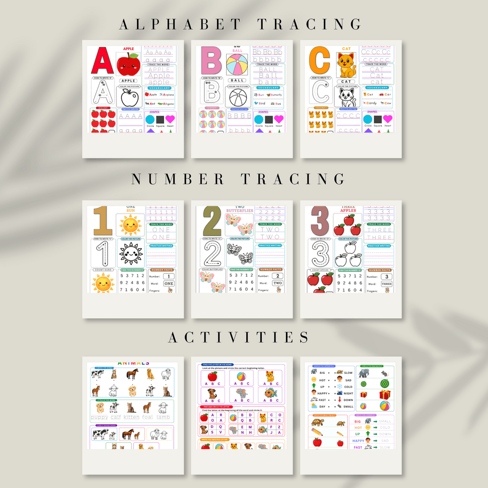 Alphabet & Numbers Tracing Workbook for Kids - image 1