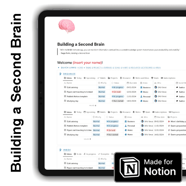 Building a Second Brain (BASB)