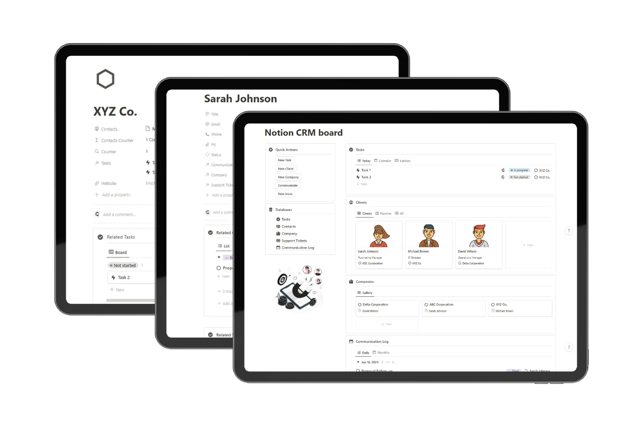 Notion CRM board - image 2