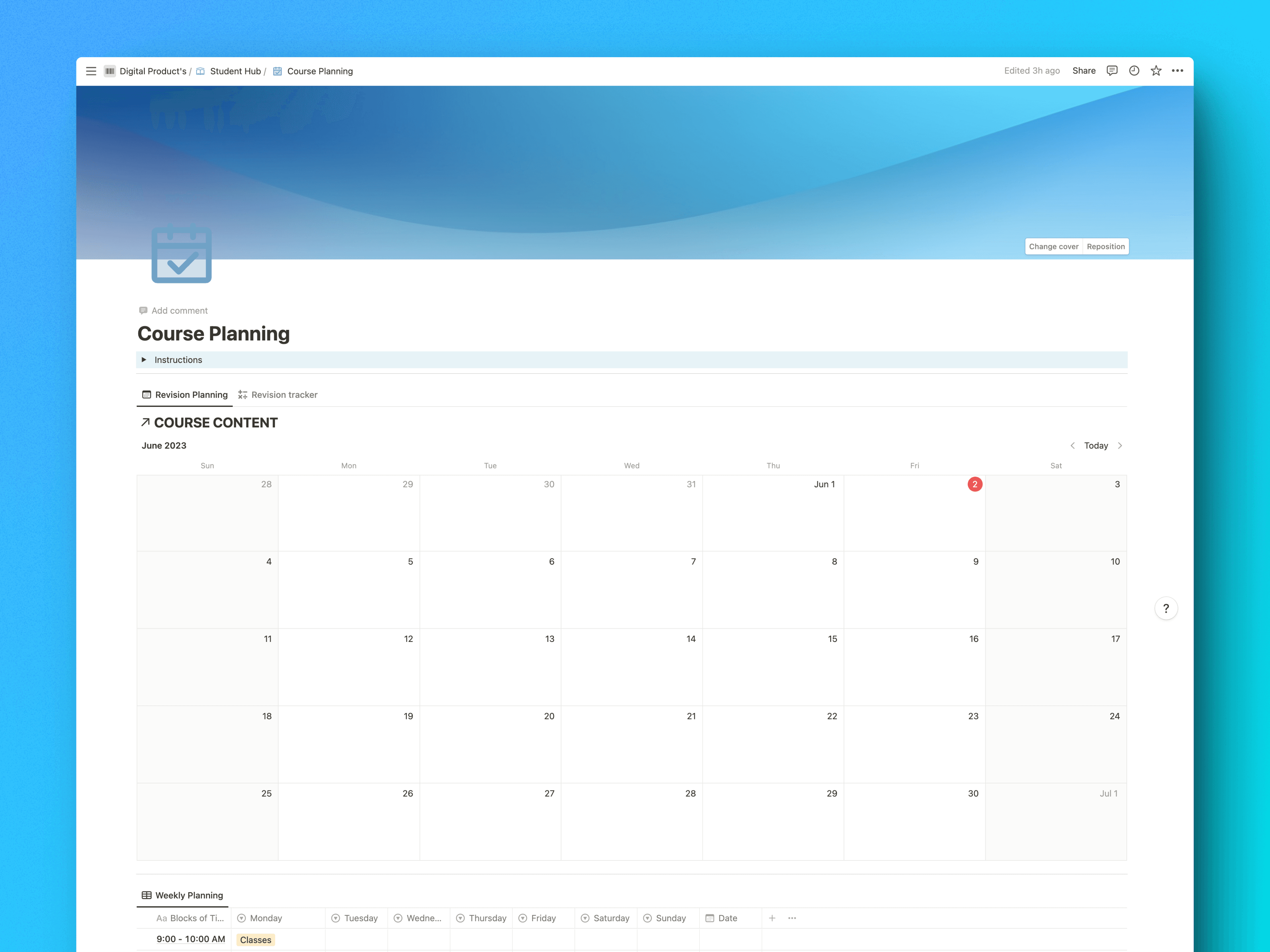 Student Hub: Your Comprehensive Notion Template for Academic Success - image 2