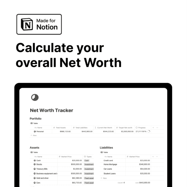 Net Worth Tracker