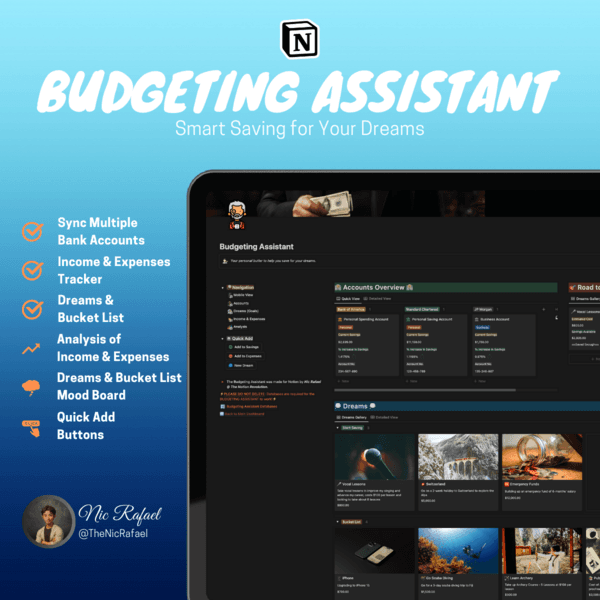 Budgeting Assistant: Smart Saving for Your Dreams