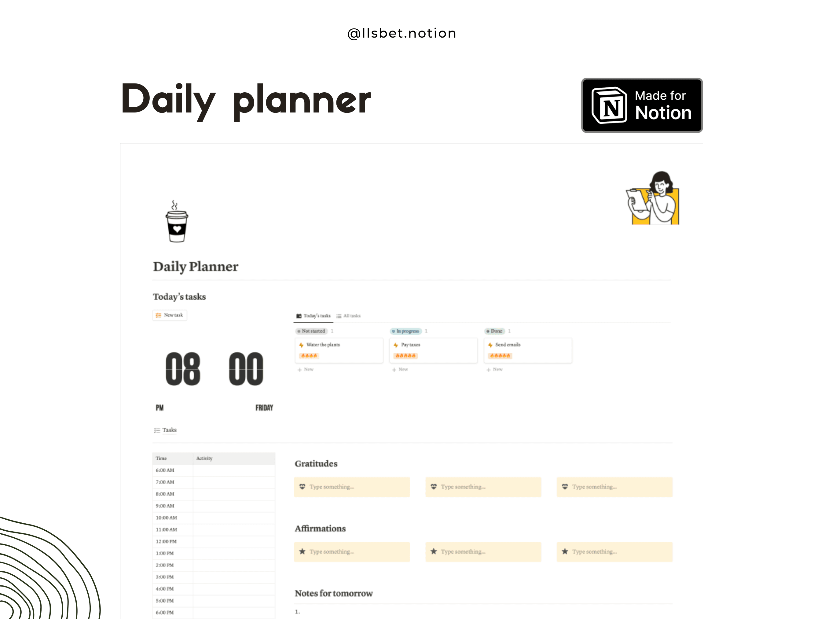 Notion Daily Planner - image 1