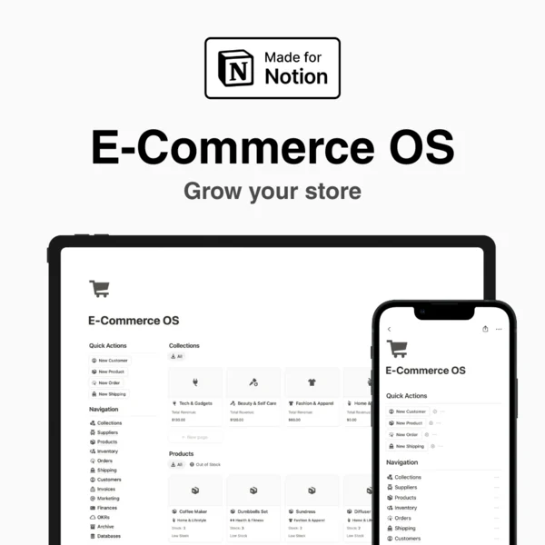 Notion E-Commerce OS