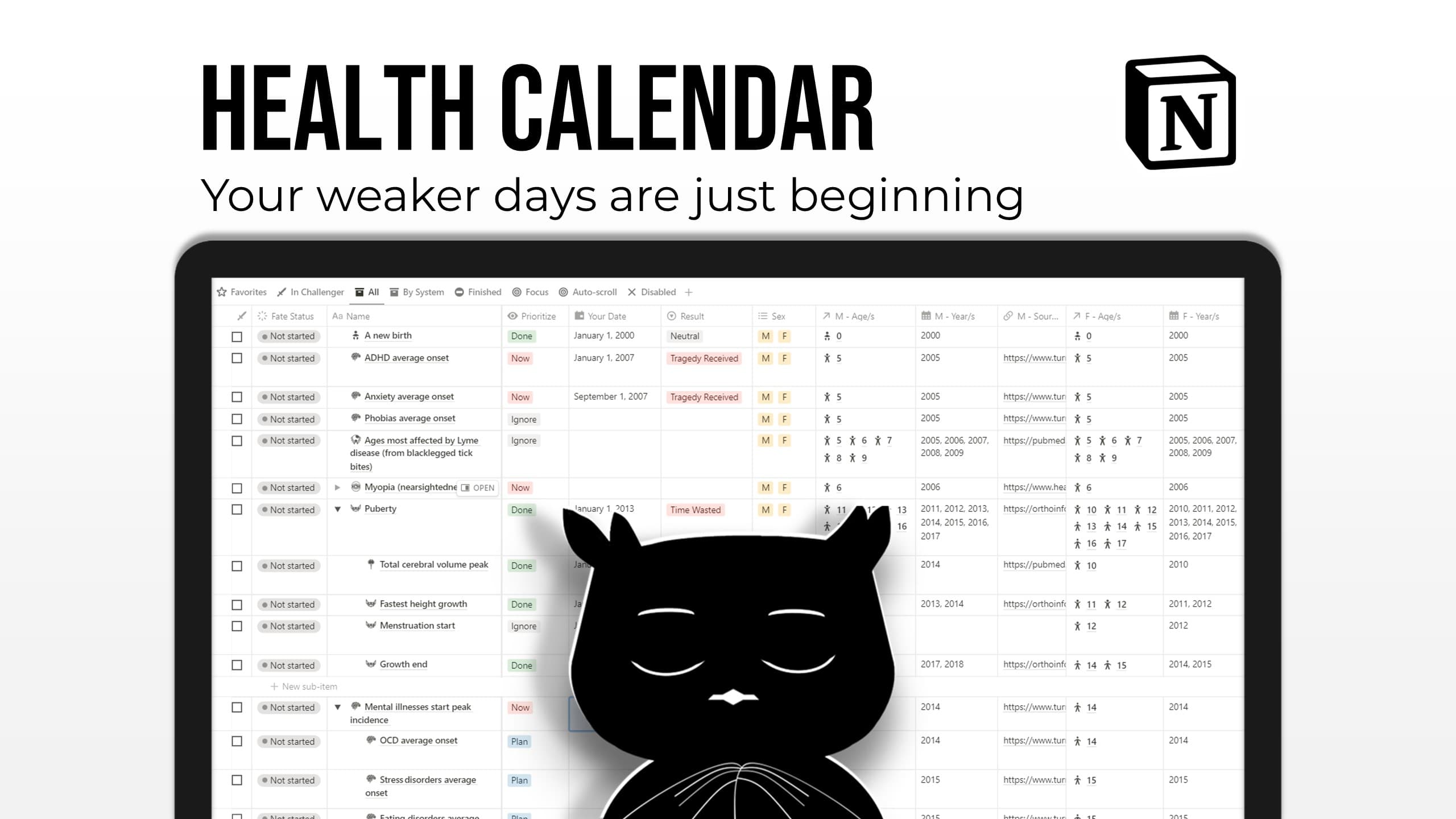 Health Calendar