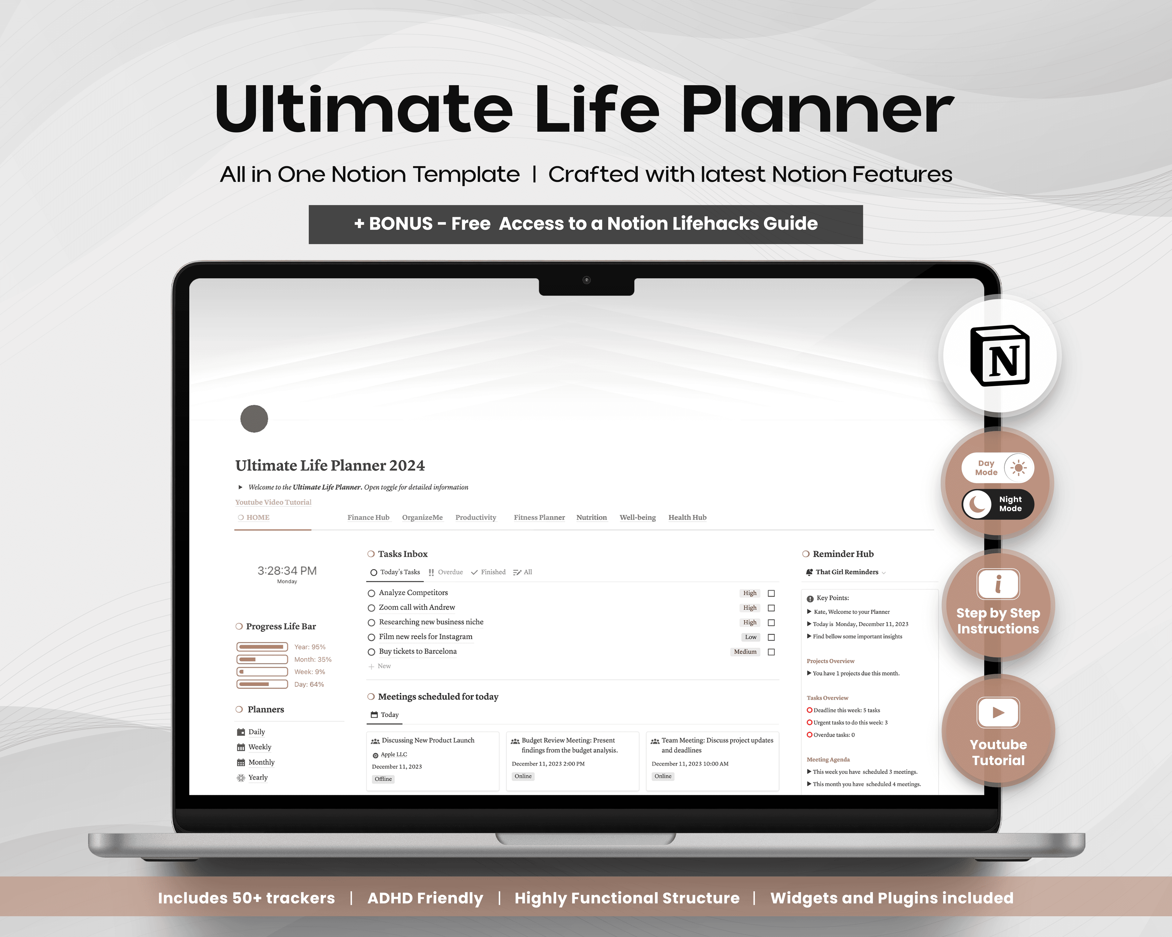 Ultimate Life Planner Notion Template - image 1