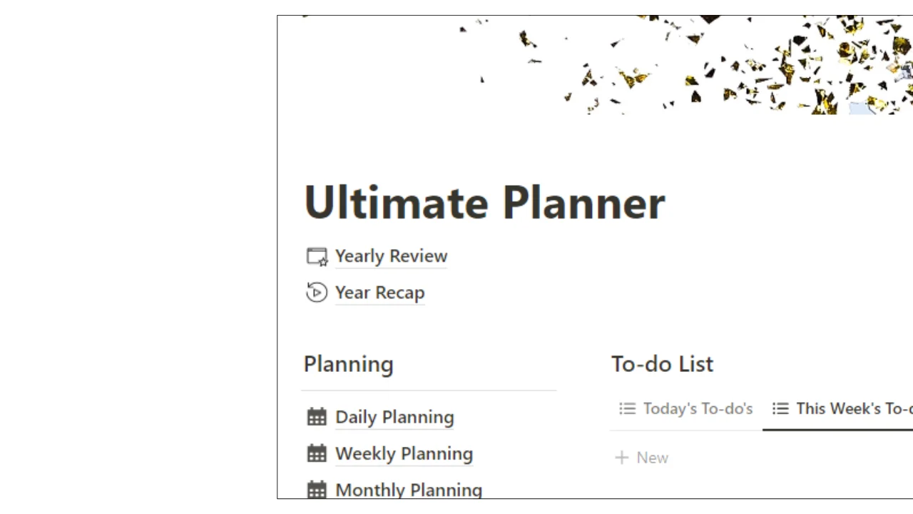 Notion All-in-one Planner Template - image 1