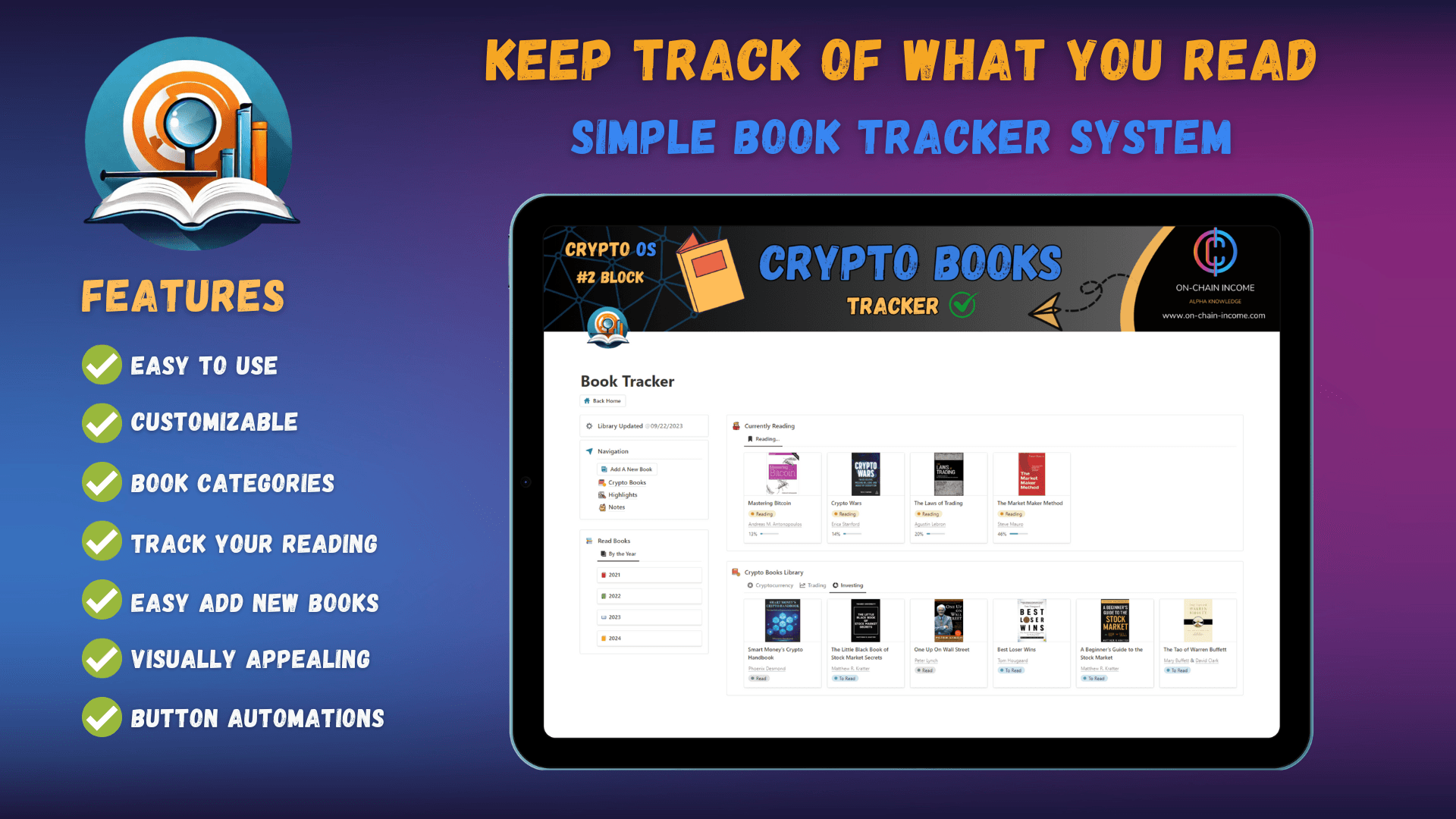 Crypto Book Tracker - image 2