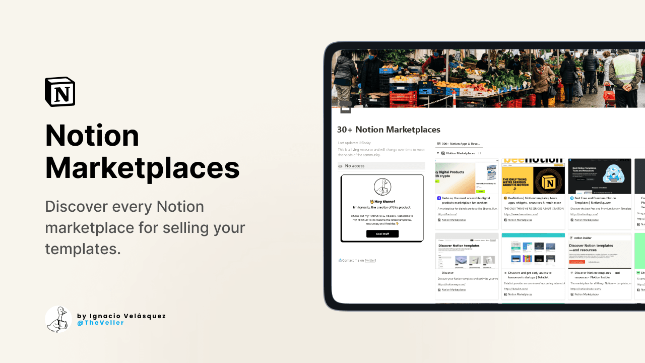 30+ Notion Marketplaces - image 1