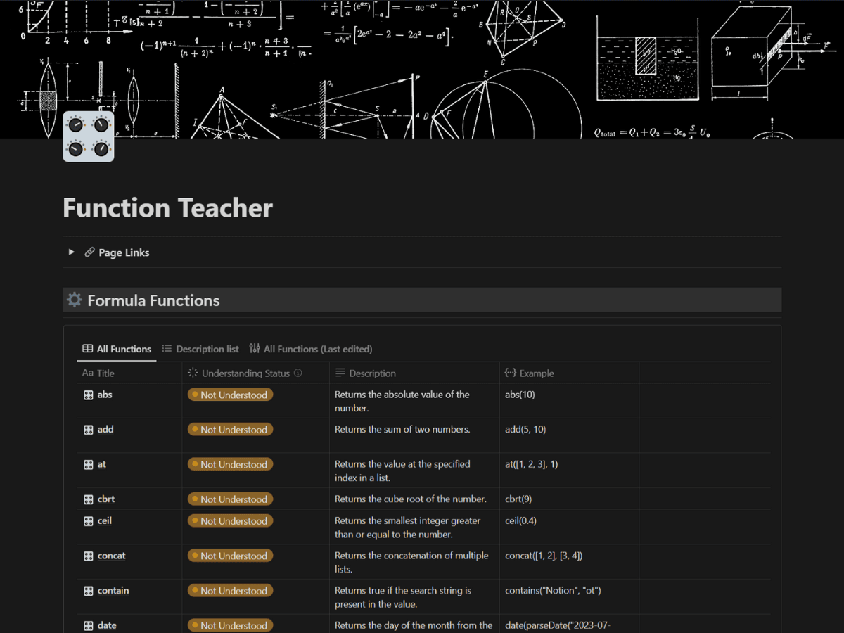 🎛 Notion Function Teacher