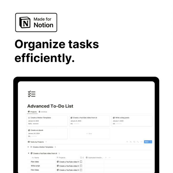Advanced To-Do List