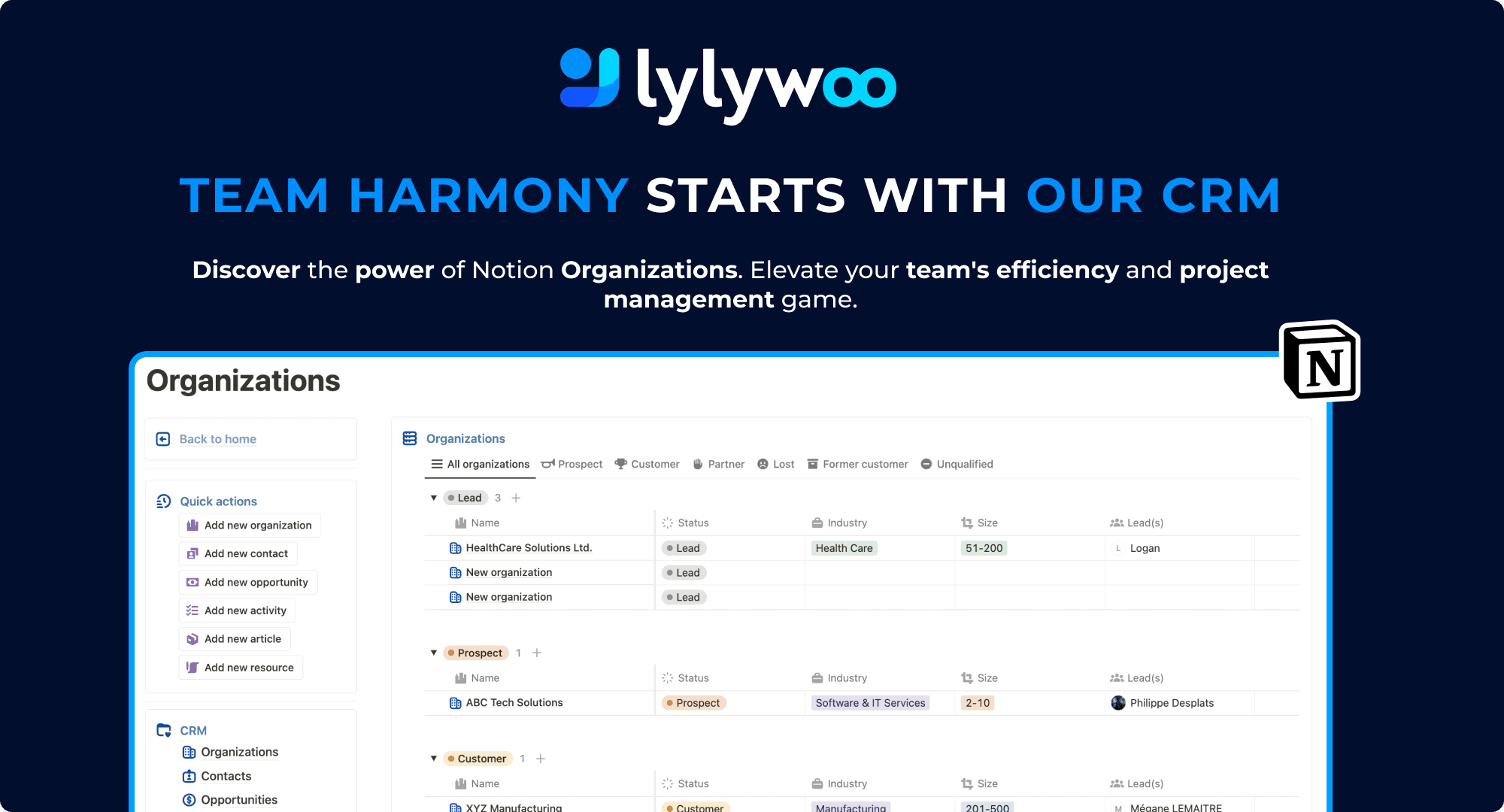 Notion Business Template | CRM Client Tracker - image 2
