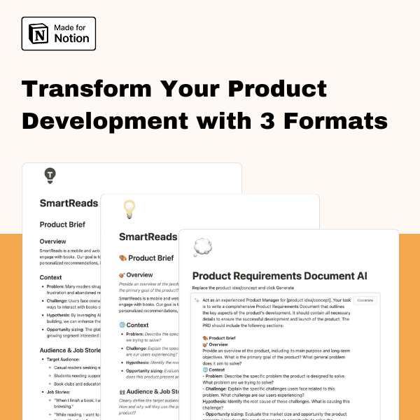 Product Requirements Document a Notion Template