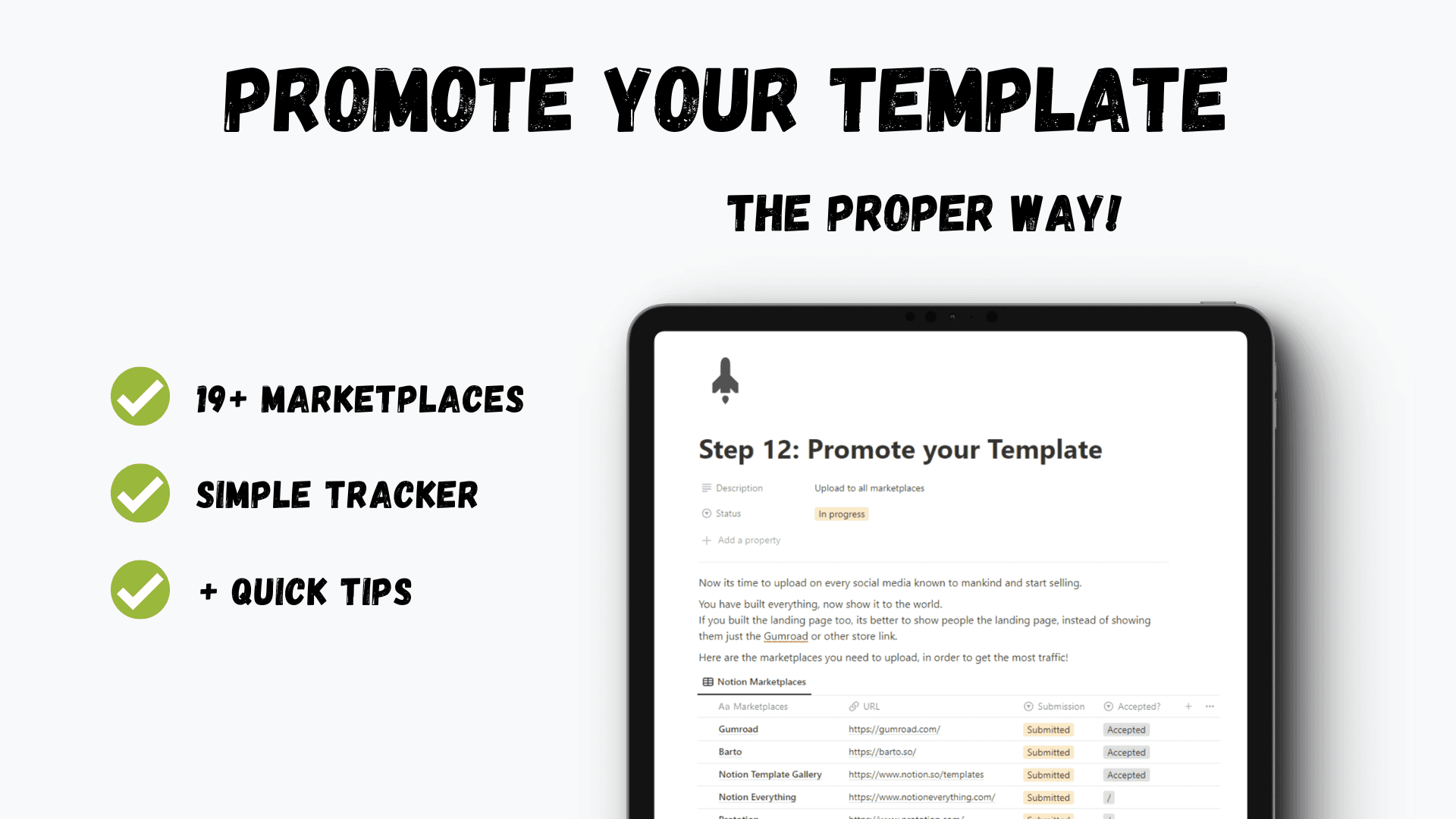 How To Market Your Notion Templates - image 2