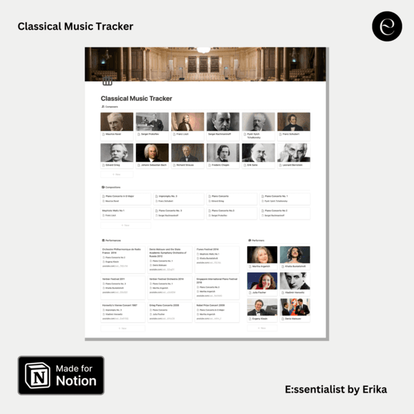 Classical Music Tracker