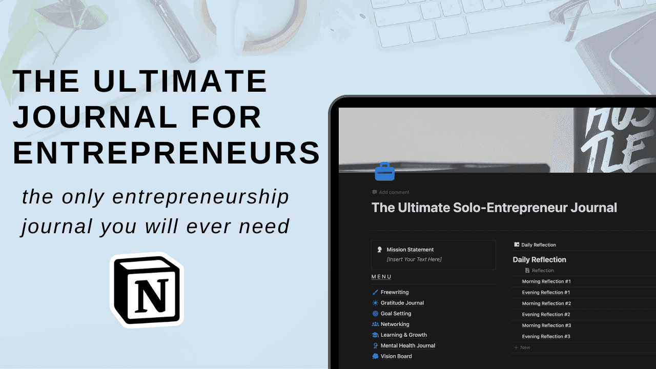The Ultimate Solo-Entrepreneur Journal - image 1