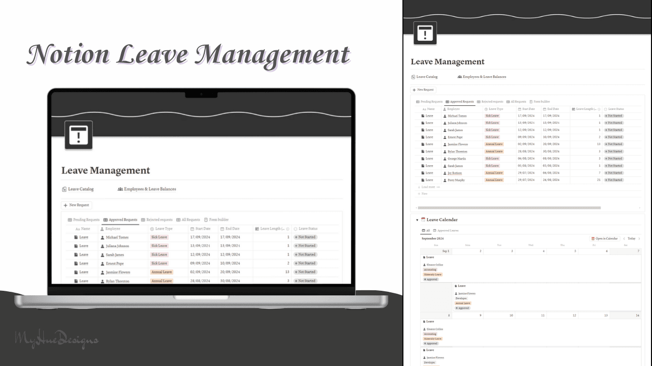 Notion Leave Management Template - image 1