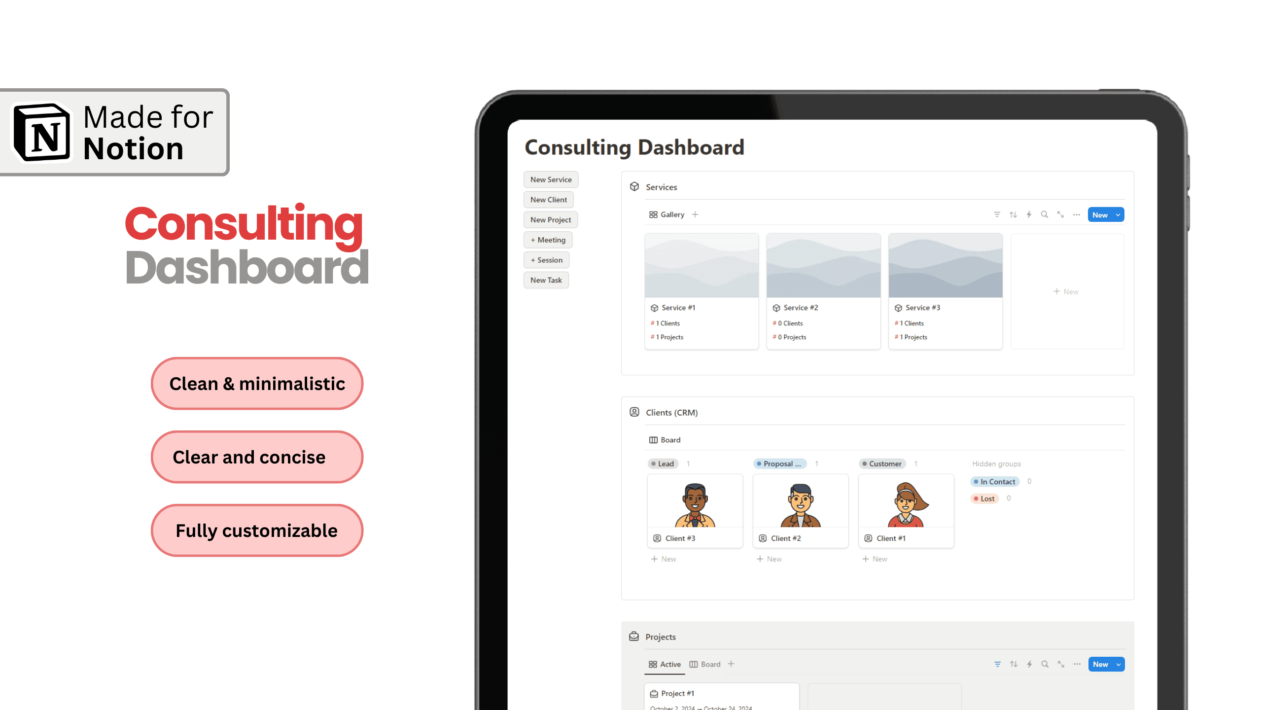 Consulting Dashboard - image 1