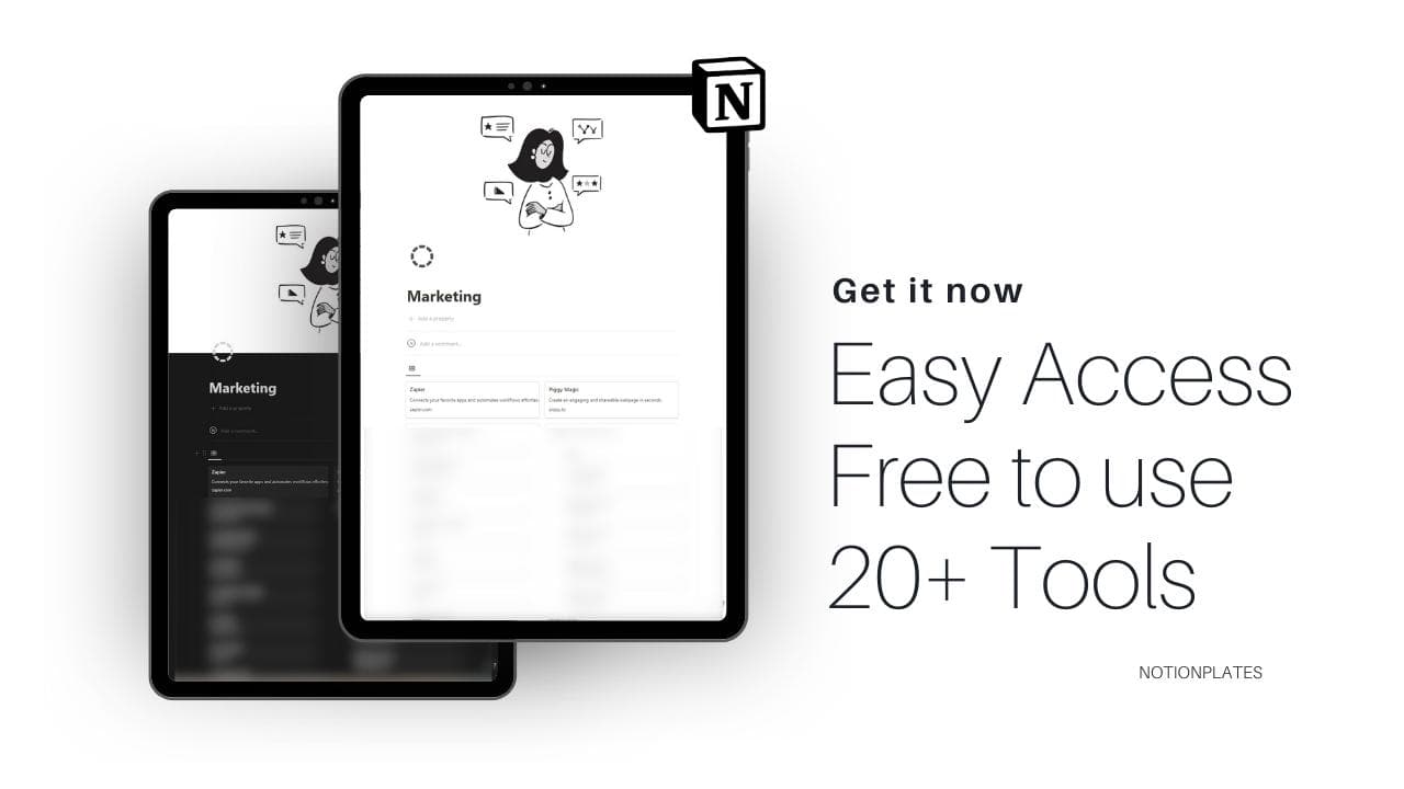 Free AI Marketing Tools | Boost Sales with Powerful AI - Notion Template - image 2