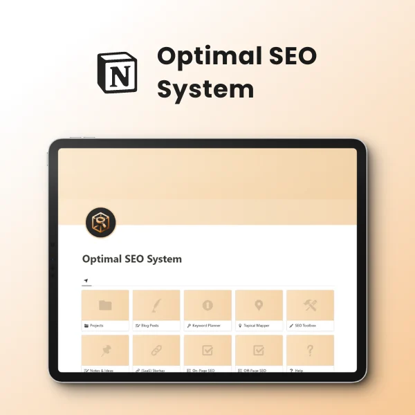 Optimal SEO System For Notion