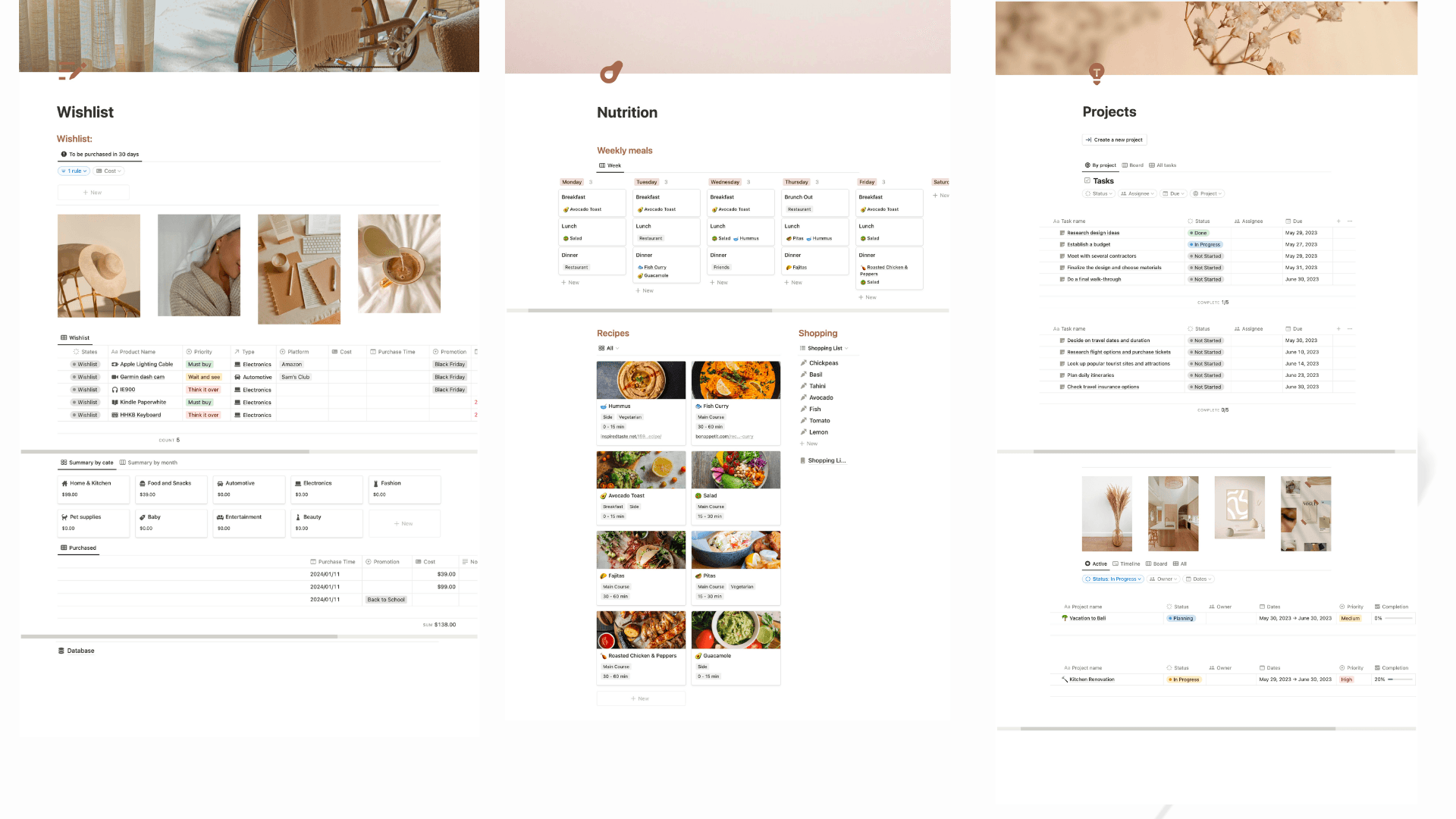 Personal Home Dashboard Beige 🧸 - image 3